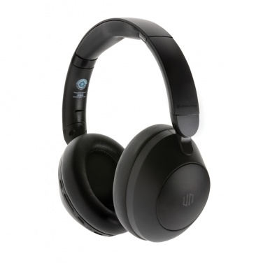 Logo trade promotional gifts image of: Urban Vitamin Cupertino RCS rplastic ANC headphone