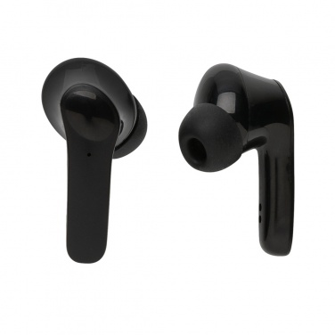 Logo trade promotional gift photo of: RCS standard recycled plastic TWS earbuds