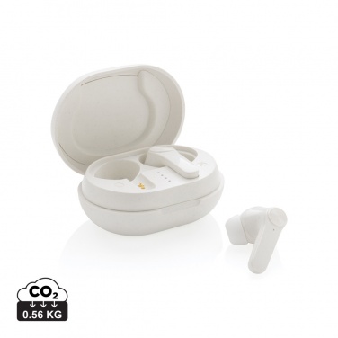 Logotrade promotional product picture of: RCS standard recycled plastic TWS earbuds