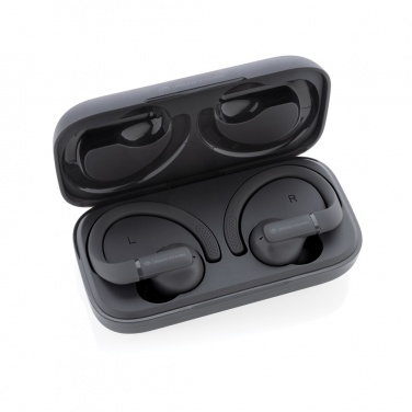 Logo trade promotional products image of: Urban Vitamin Pacifica RCS rplastic earbuds