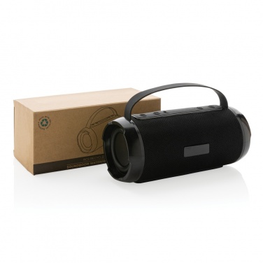 Logo trade promotional products image of: RCS recycled plastic Soundboom waterproof 6W speaker