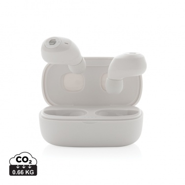 Logotrade promotional item image of: Urban Vitamin Palm Springs RCS rplastic ENC earbuds