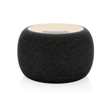 Logo trade promotional gift photo of: RCS Rplastic/PET and bamboo 5W speaker