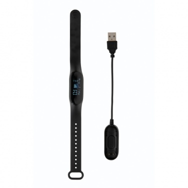 Logo trade promotional items image of: Stay Healthy Bracelet Thermometer