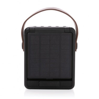 Logo trade promotional gifts image of: Skywave RCS recycled plastic solar speaker 12W