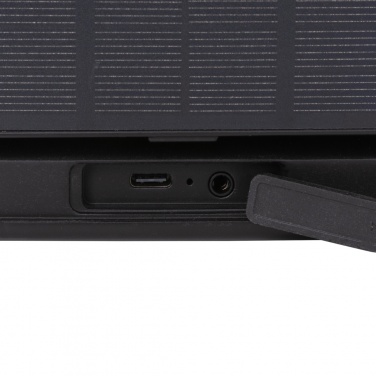 Logo trade advertising products picture of: Skywave RCS recycled plastic solar speaker 12W