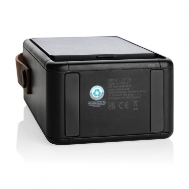 Logotrade corporate gift image of: Skywave RCS recycled plastic solar speaker 12W