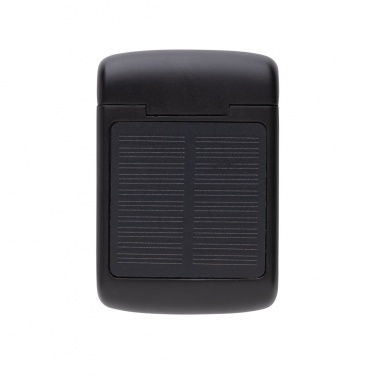 Logo trade promotional products image of: Skywave RCS recycled plastic solar earbuds