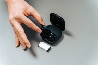 Logotrade promotional giveaway picture of: Lakewood RCS recycled and repairable wireless earbuds