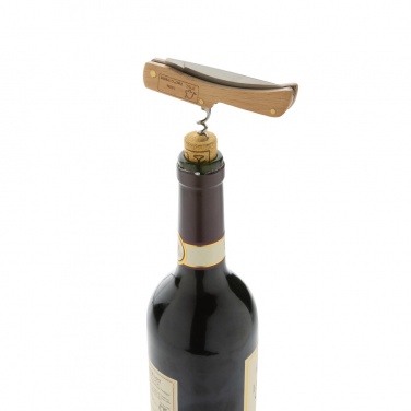 Logotrade promotional item picture of: Wooden knife with bottle opener
