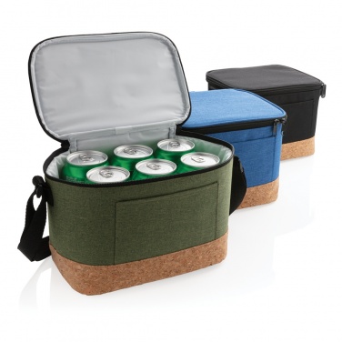 Logotrade promotional giveaway image of: Two tone cooler bag with cork detail