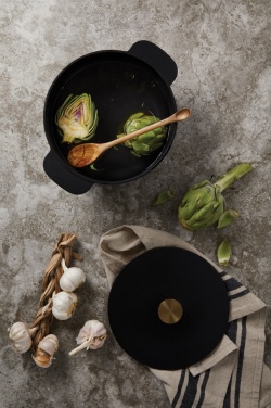 Logo trade corporate gifts image of: Ukiyo cast iron pan large