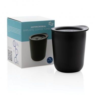 Logo trade promotional giveaways picture of: Simplistic antimicrobial coffee tumbler