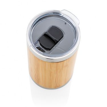 Logo trade promotional merchandise photo of: Bamboo coffee to go tumbler
