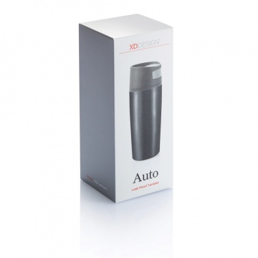 Logo trade corporate gifts image of: Auto leak proof tumbler