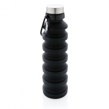 Logotrade corporate gifts photo of: Leakproof collapsible silicone bottle with lid
