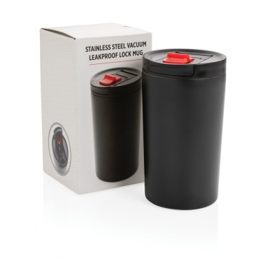 Logotrade promotional gift picture of: Double wall vacuum leakproof lock mug 300ml