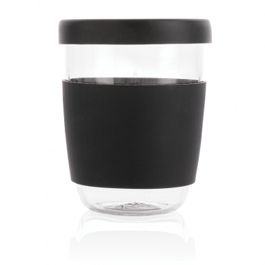 Logotrade corporate gift image of: Ukiyo borosilicate glass with silicone lid and sleeve