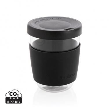 Logotrade promotional merchandise picture of: Ukiyo borosilicate glass with silicone lid and sleeve
