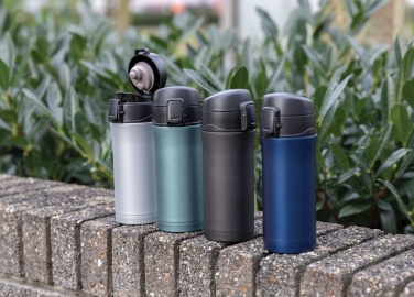 Logotrade promotional gift image of: Metallic easy lock vacuum mug