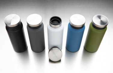 Logotrade promotional merchandise picture of: RCS Recycled stainless steel vacuum bottle 600ML