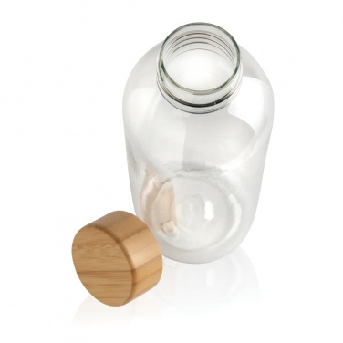 Logo trade promotional merchandise image of: RCS RPET bottle with bamboo lid