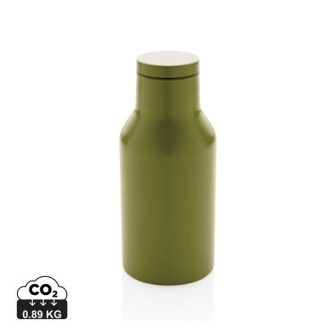 Logo trade promotional giveaways image of: RCS Recycled stainless steel compact bottle
