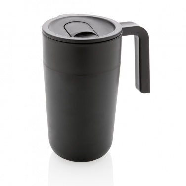 Logo trade promotional gifts image of: GRS Recycled PP and SS mug with handle