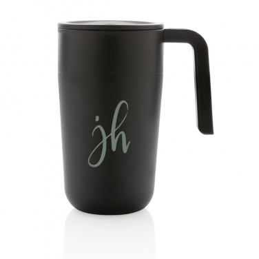 Logotrade business gifts photo of: GRS Recycled PP and SS mug with handle