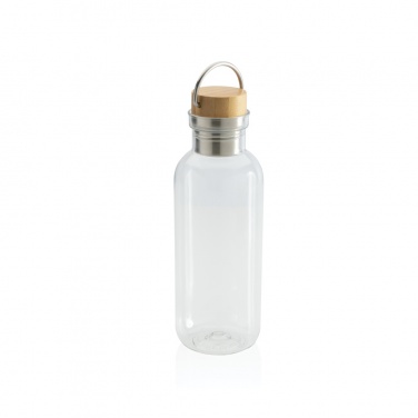 Logotrade promotional product image of: RCS RPET bottle with bamboo lid and handle