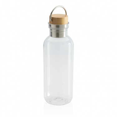 Logotrade promotional items photo of: RCS RPET bottle with bamboo lid and handle