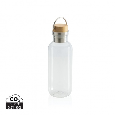 Logotrade corporate gift picture of: RCS RPET bottle with bamboo lid and handle