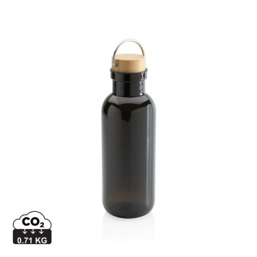 Logotrade advertising products photo of: RCS RPET bottle with bamboo lid and handle