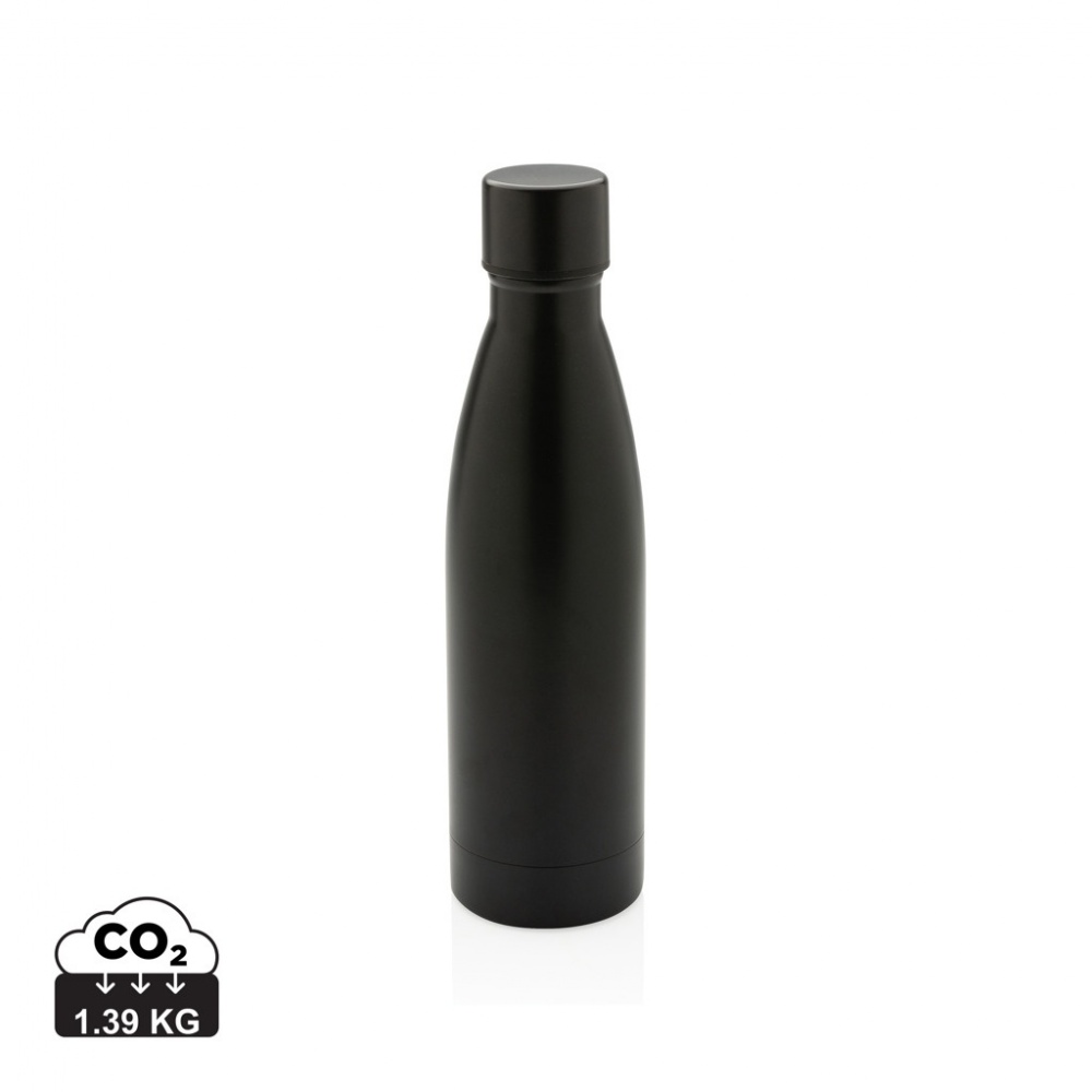 Logo trade corporate gifts picture of: RCS Recycled stainless steel solid vacuum bottle