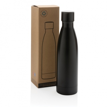 Logo trade promotional merchandise image of: RCS Recycled stainless steel solid vacuum bottle