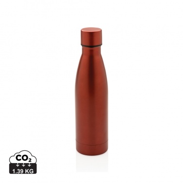 Logotrade promotional merchandise picture of: RCS Recycled stainless steel solid vacuum bottle