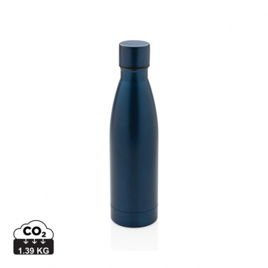 Logo trade promotional giveaway photo of: RCS Recycled stainless steel solid vacuum bottle