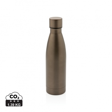 Logo trade corporate gift photo of: RCS Recycled stainless steel solid vacuum bottle