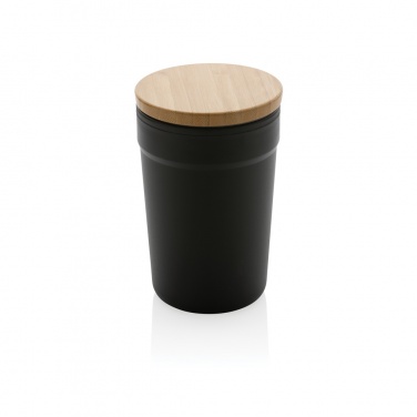 Logotrade advertising products photo of: GRS certified recycled PP mug with bamboo lid