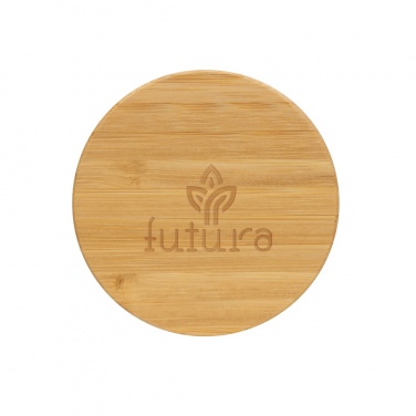 Logotrade promotional merchandise picture of: GRS certified recycled PP mug with bamboo lid