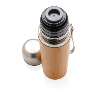 Logotrade business gifts photo of: Bamboo vacuum travel flask