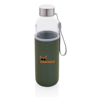 Logotrade promotional product picture of: Glass bottle with neoprene sleeve