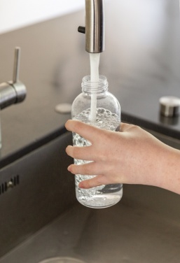 Logotrade promotional items photo of: Leakproof water bottle with metallic lid