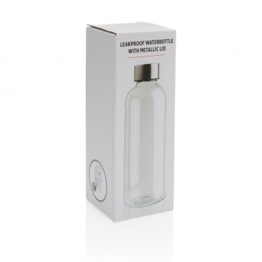 Logotrade promotional merchandise image of: Leakproof water bottle with metallic lid