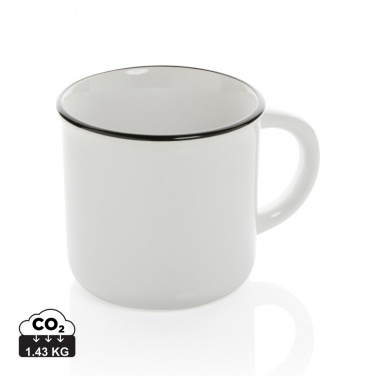 Logo trade promotional items image of: Vintage ceramic mug 280ml