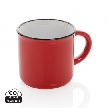 Logo trade promotional merchandise picture of: Vintage ceramic mug 280ml