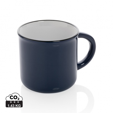 Logo trade promotional merchandise image of: Vintage ceramic mug 280ml