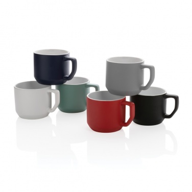 Logo trade promotional gifts image of: Ceramic modern mug 350ml
