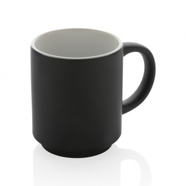 Logo trade promotional giveaway photo of: Ceramic stackable mug 180ml