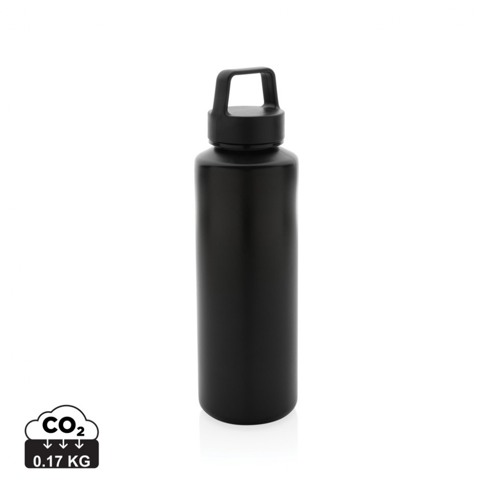 Logo trade promotional item photo of: RCS certified recycled PP water bottle with handle